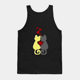 "A cat in love" Tank Top